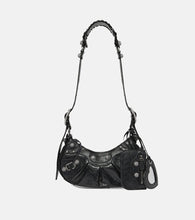 画像をギャラリービューアに読み込む, 【超・ご優待セールを開催致します!】BALENCIAGA (バレンシアガ )LE CAGOLE XSショルダーバッグクロコダイル型押しラインストーン付き のために ウィメンズ で