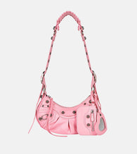 画像をギャラリービューアに読み込む, 【超・ご優待セールを開催致します!】BALENCIAGA (バレンシアガ )LE CAGOLE XSショルダーバッグクロコダイル型押しラインストーン付き のために ウィメンズ で